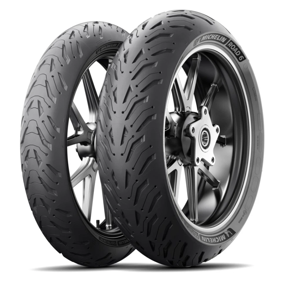 Sports Touring Motorcycle Tyre Michelin Road 6 180/55 ZR17 73W TL Rear Aprilia - Image 3 of 4
