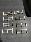 Vintage  Fisher Price White Farm Fence / Gates for Barn Lot Of 8