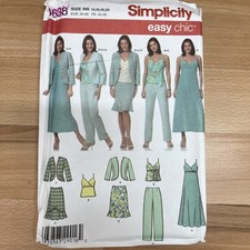 Simplicity Sewing Pattern 4638 Jacket Dress Trousers Skirt Cami Size 14-20 New