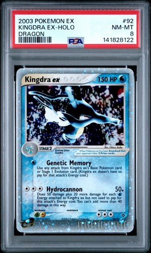 Kingdra ex graded PSA 8 for sale on eBay