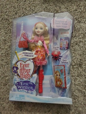 2015 EVER AFTER HIGH DPG88 Apple White Epic Winter Mattel NEW IN BOX NRFB
