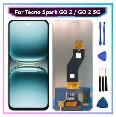 LCD Display Screen Touch Digitizer Assembly For Tecno Spark GO 2 KM4 GO 2 5G KM8