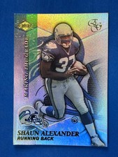 2000 Collector's Edge EG Making the Grade #M1 Shaun Alexander Seahawks #/2000