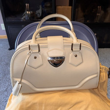 Louis Vuitton Beige Epi Bowling Bag w/ Dust B...