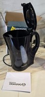 Daewoo Essentials 1.7L Fast Boil Electric Kettle – Black Plastic Cordless Jug