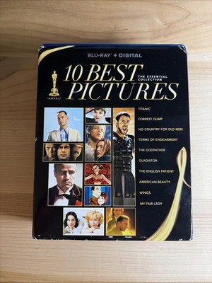 10 Best Pictures The Essential Collection Blu Ray Box Set Gladiator Titanic Wing