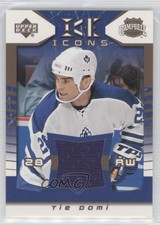 2003-04 Upper Deck Ice Icons Jerseys Tie Domi #I-TD 2a8