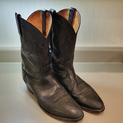 Lucchese 2000 Point Toe Black 12 D USA Lucchese Handmade Mens 2000 Black Point
