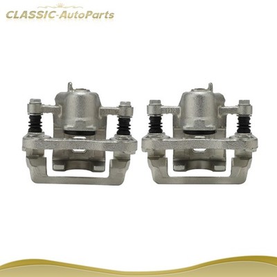 Rear Brake Calipers With Bracket Pair 2 For 2005-2010 Kia Sportage
