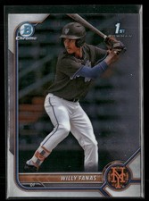 Willy Fanas 2022 Bowman Chrome Prospects New York Mets #BCP-196