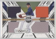 2019 Elite Extra Edition Triple Silhouettes Black 106/399 Forrest Whitley 05ks