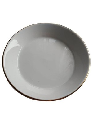 Ingres Weiss Form Marienbad Teller Porzellan Goldrand 16,5 cm Weiß