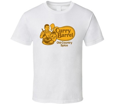 Curry Barrel Old Country Spice Parody T Shirt