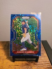 2021 Panini Prizm - Tier III Xander Bogaerts #215 Blue Donut Circle Prizm /199