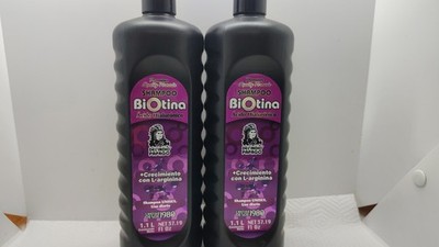 2 Pack DEL INDIO PAPAGO SHAMPOO BIOTINA ACIDO HIALU/CRECIMIENTO/1L/HAIR GROWTH