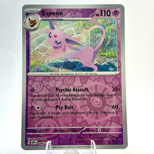 Espeon 086/197 SV03: Obsidian Flames Reverse-Holo Uncommon NM Pokemon TCG