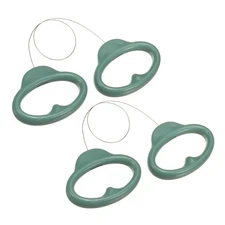 2Pcs Pottery Wire Tool, 11.8" Clay Cutter with Handle, Dark Green