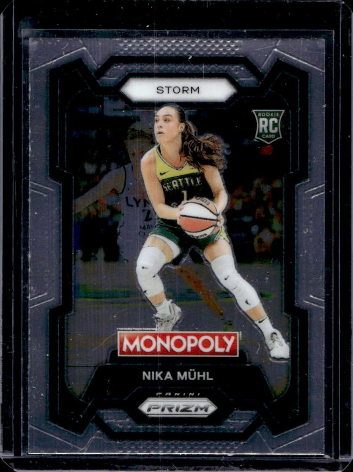 2024 Panini Prizm Monopoly WNBA Nika Muhl RC Rookie #4 Storm