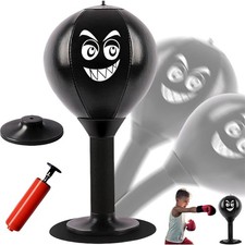 Desktop Punching Bag, Stress Buster with Suction Cup for Office Table and Counte