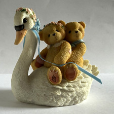 Cherished Teddies Matt Vicki Swan Ride 476781 1999 Limited Edition w/ Box
