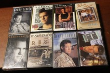 LOT OF 8 RANDY TRAVIS CASSETTE TAPES