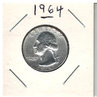 1964  GEORGE WASHINGTON SILVER QUARTER