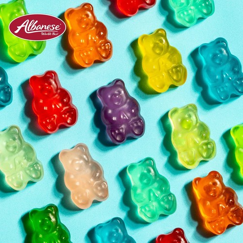 Albanese Confectionery Wild Cherry Gummi Bears, 5 Pound Bag - Picture 4 of 8