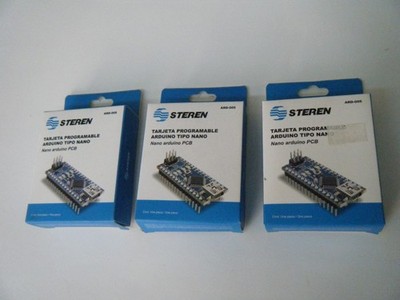 Lot of 3 New Target Programmable Arduino Type Nano PCB Chips