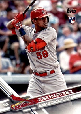 2017 Topps #448 Jose Martinez RC - BB