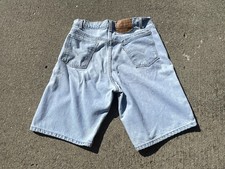 vintage 90s Levis orange tab light wash denim jean shorts sz 34