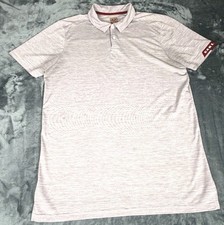 Oakley Polo Mens Size Large Red Golf Polo Shirt Performance Short Sleeve Logo