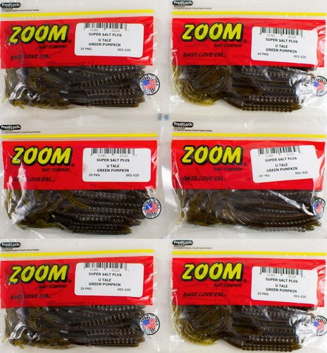 LOT De 71 Leurres De Pêche Zoom - U-Tale, Mini Lézard, Bug, Brush Hog - Neufs