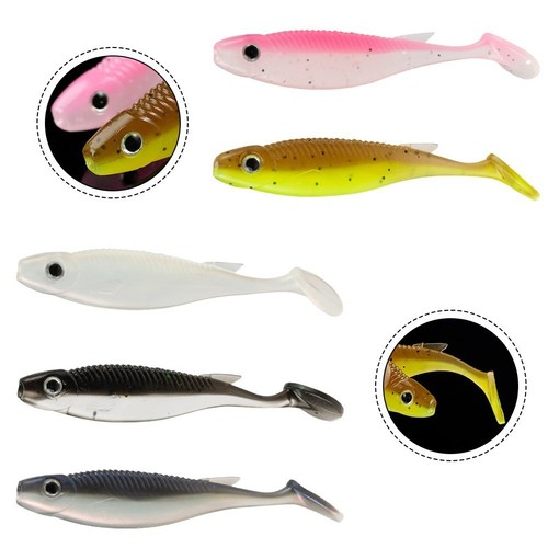 Leurre Souple Major Craft ParaWorm PIN PW-AJI 060 – 3 Pouces – Pêche En Mer – Lot De 8