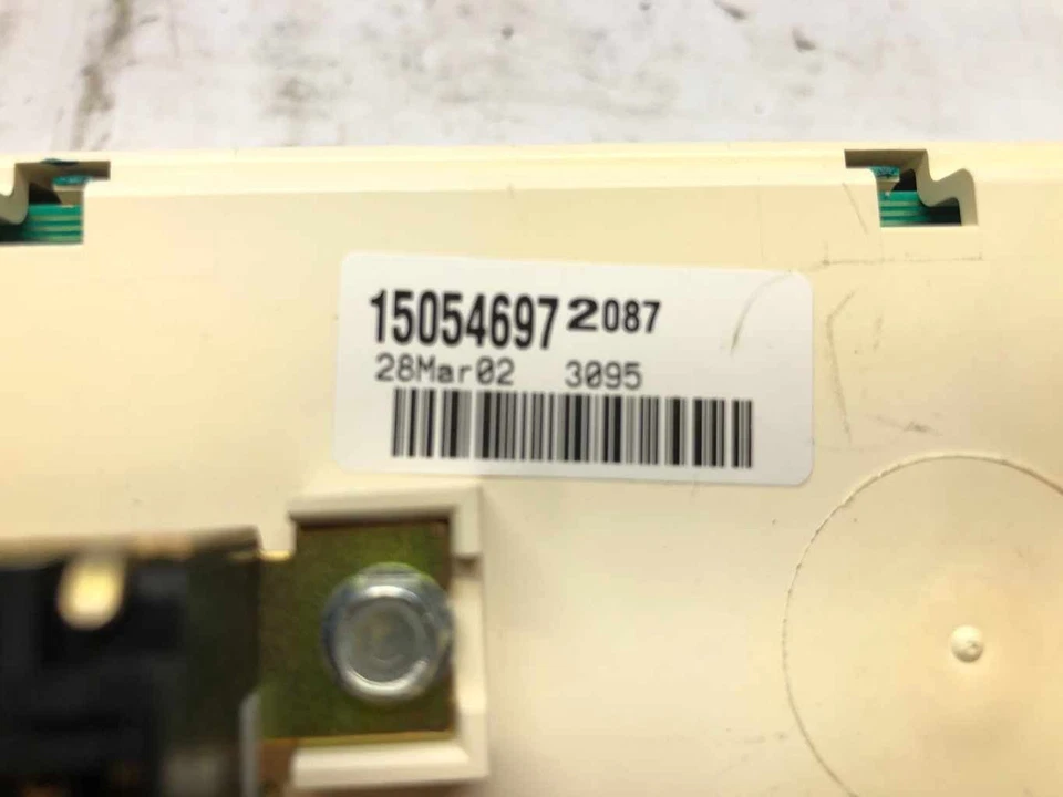 Unidad de control de calefacción de aire acondicionado manual Chevy Silverado Sierra 99-02 15054697 sin RR Def Foto 3 de 4