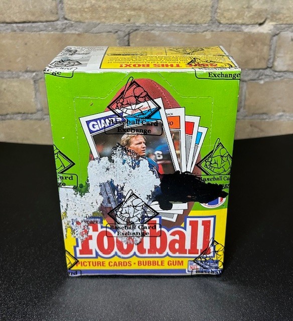 1987 Topps Football Wax Box BBCE Sealed Baseball Card Exchange