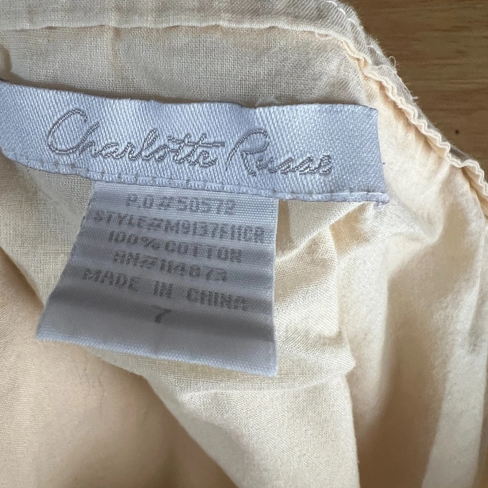 Antiga Saia Charlotte Russe Feminina 7 Boho Y2K Mini Camponesa Indie Cottage - Imagem 4 de 4