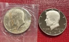1979-S Type 2 Proof Kennedy Half Dollar Clear S And 1976 BU 40% Silver Half