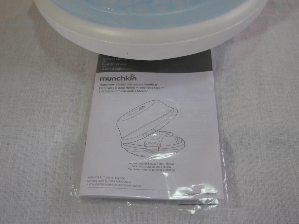 Паровой микроволновый стерилизатор Munchkin 11065 с руководством пользователя, 2007 rr - Изображение 2 из 4
