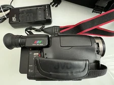 JVC GR-AX710U VHS-C Camcorder, Transfer, Record, Bag And Charger , Untested
