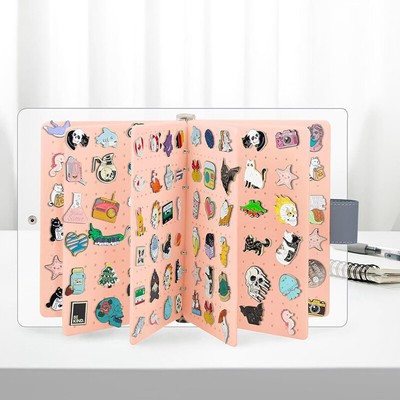Filz Pin Brosche Display Aufbewahrung Buch Zum Selbermachen Abzeichen Charms Organizer Broschüre Album