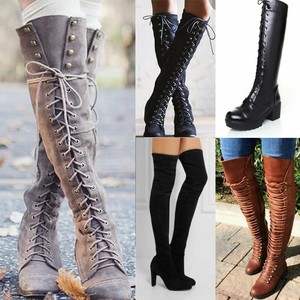 thigh high vintage boots