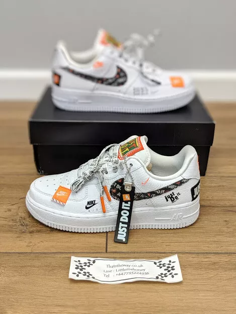 Authentic Rare Nike Air Force 1 ‘07 PRM JDI Trainers ‘Just Do It’ Pack