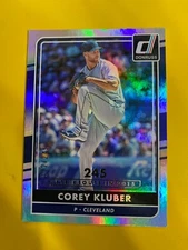 58248 2016 Donruss Stat Line Season #123 Corey Kluber INDIANS #122/245