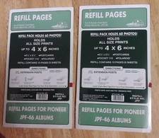 Lot of 2 Pioneer Photo Album JPF Refill packs JPF