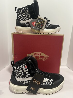 Vans UltraRange EXO Hi GORE-TEX® MTE-2 Black Warped Check Sneakers Men’s 9 New Vans UltraRange EXO Hi GORE-TEX MTE-2 Mens 9 Black  main image 3