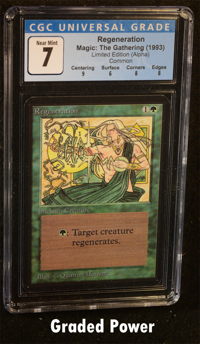 Alpha Regeneration CGC 7 Magic: The Gathering MTG C2