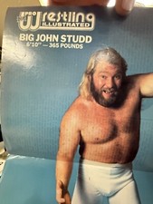 Big John Studd Wrestler 1980’s Magazine Poster
