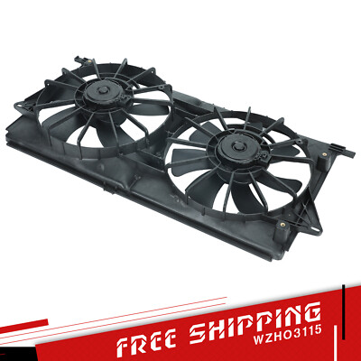 FOR BUICK LUCERN CADILLAC DTS AC DUAL RADIATOR COOLING FAN 2006-2011 21999768