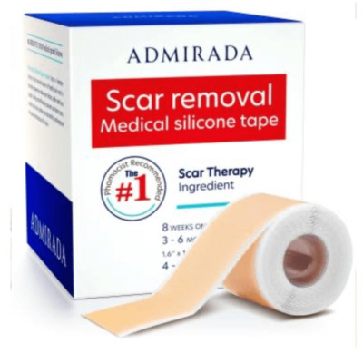 Admirada Silicone Scar Removal Tape. New in Box. NIB EXP: 9/24