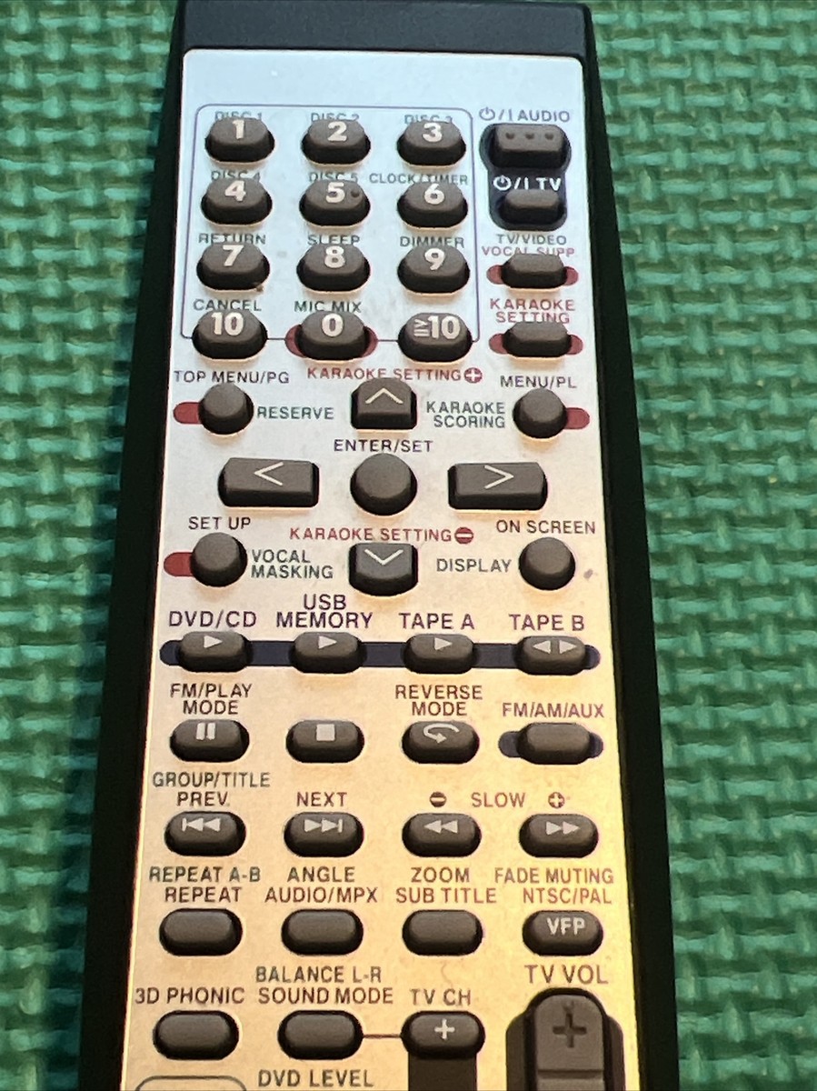 JVC RM-SDXJ20U OEM Remote Control for JVC CA-DXJ11 CA-DXJ30
